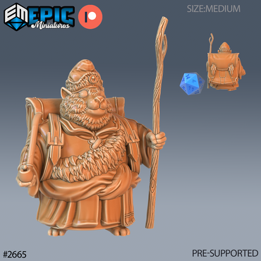 Traveling Hamster Monk