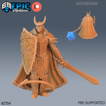 Frost Tiefling Paladin