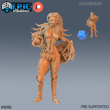 Elf Fighter Female Player Character