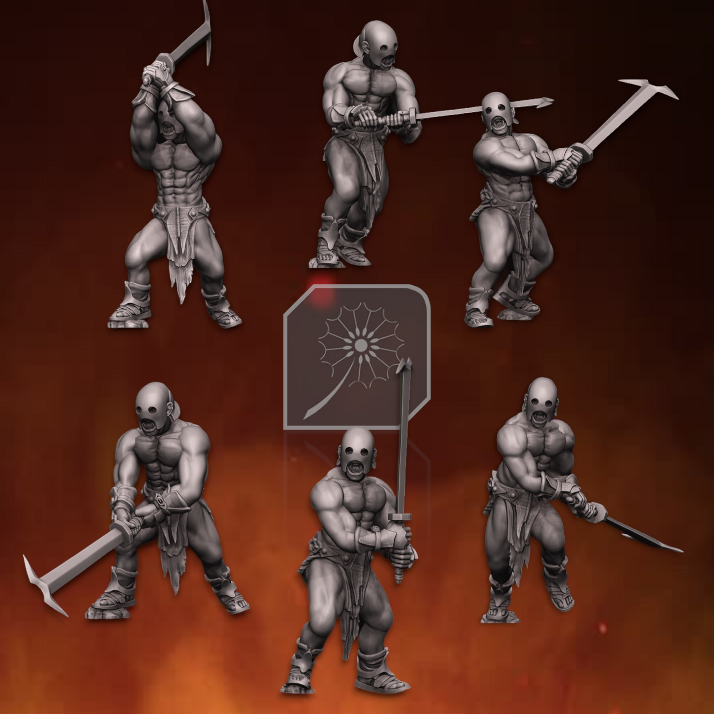 Mighty Half Orc Berserkers