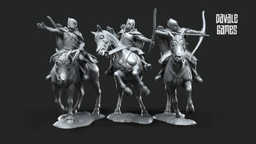 Grey Castle Mounted Court Guards