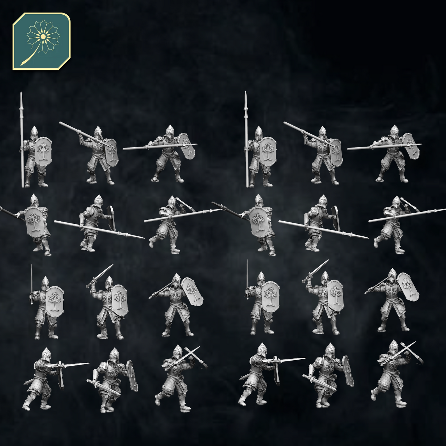 Soldiers of the Guard Tower - Warrior Pack