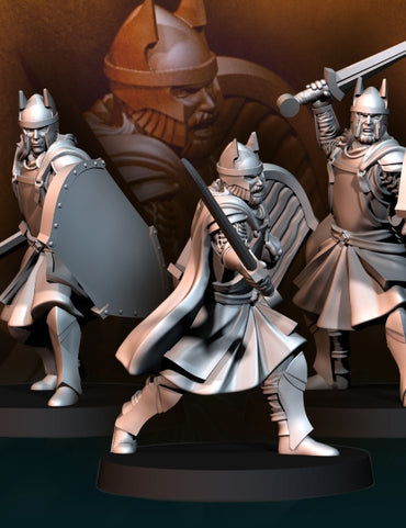 High Humans Warrior - Sword and Shield