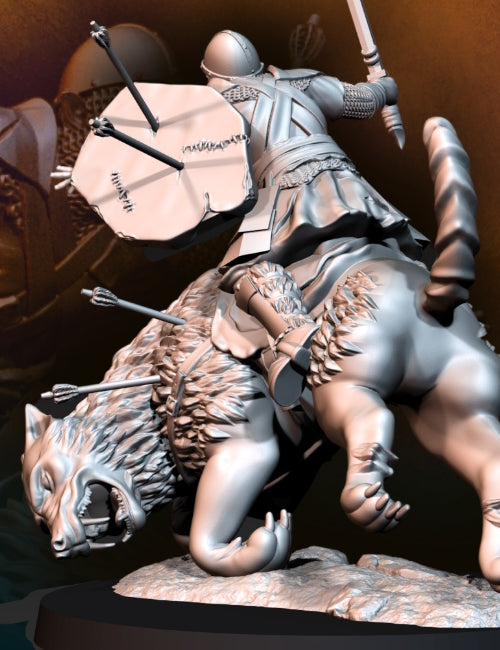 Dying Orc Warg Rider