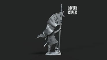 Dragon Army Banner on foot