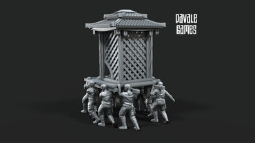 Dragon Army King on Palanquin