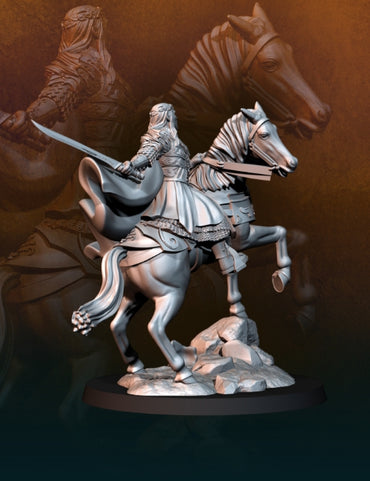 Wood Elf King on Horse