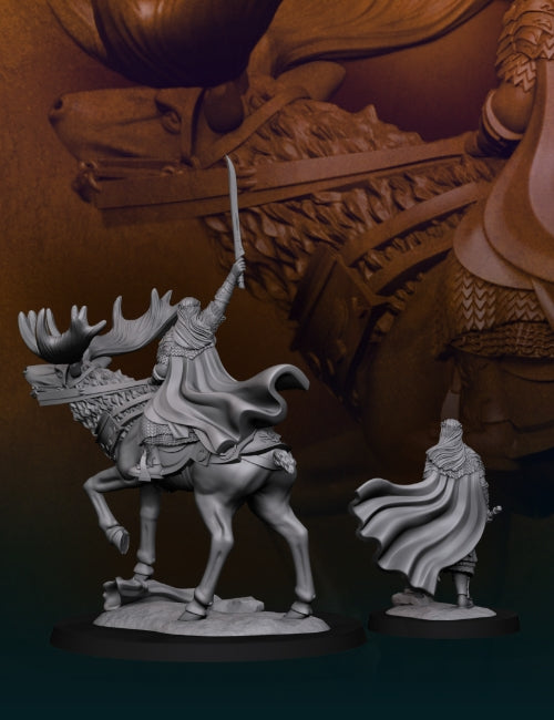 Wood Elf King on Elk