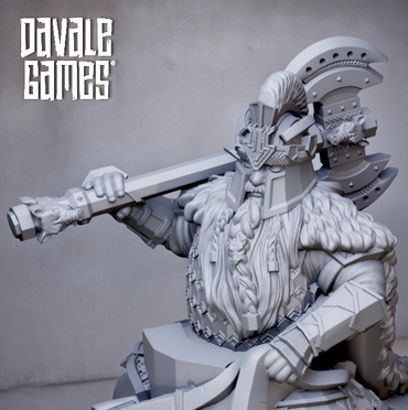 Silver Goat Dwarf Iron Lord