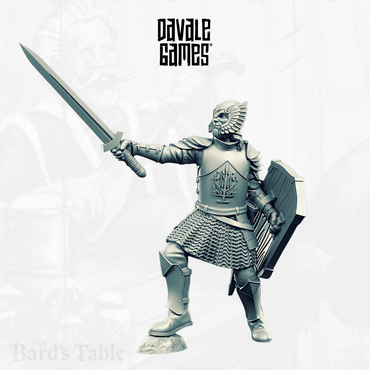 Grey Castle Warriors - Sword and Shield