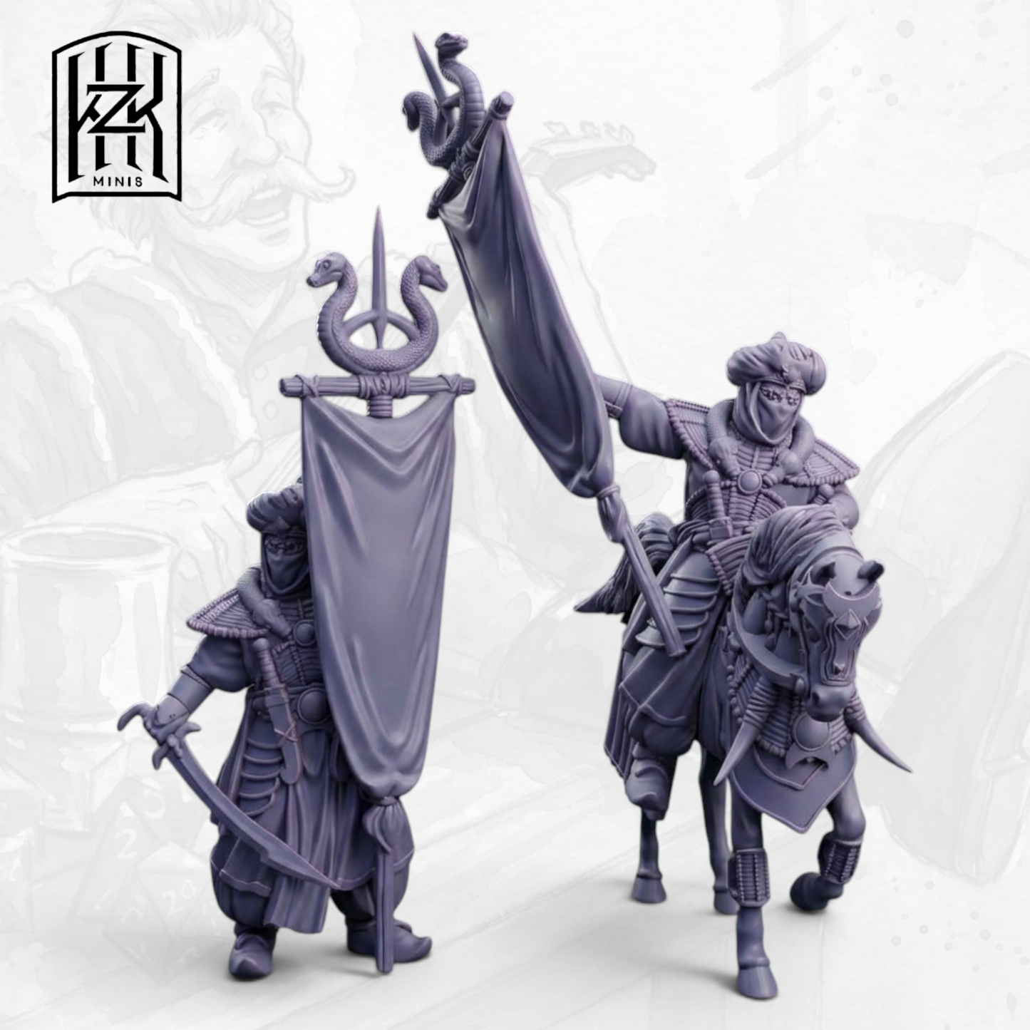 Banner Bearer - Serpent Clan