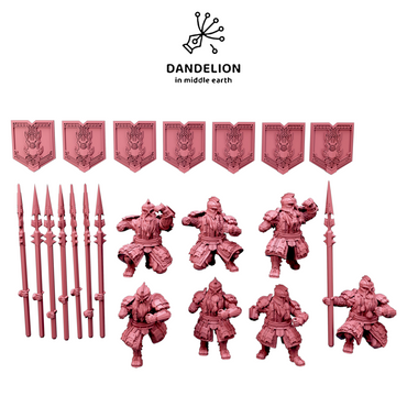 Dwarf of the Metal Mountain - Spear and Shield