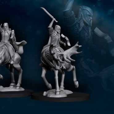 Armoured Wood Elf on Elk