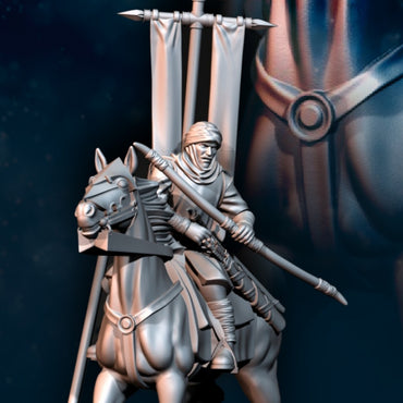 Snake Army Warrior on Horse