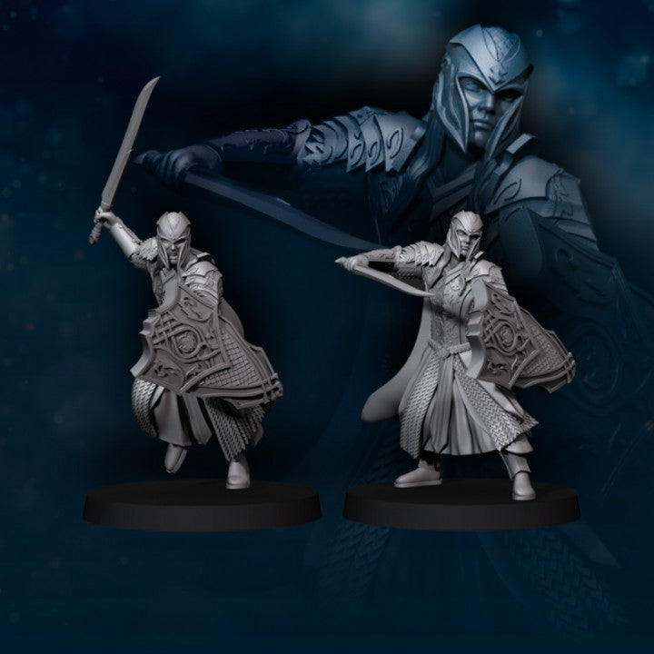 Armoured Wood Elves - Sword and Shield