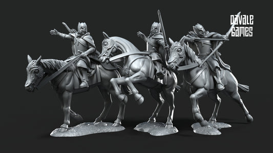 Grey Castle Mounted Court Guards