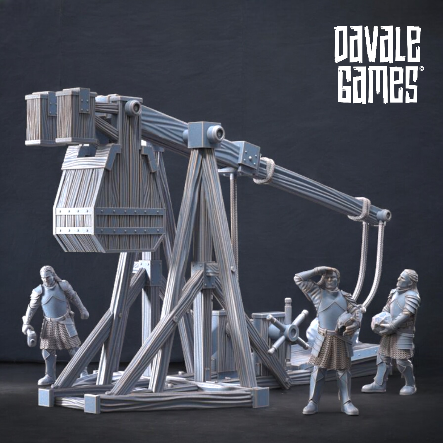 Grey Castle Trebuchet with Dotation