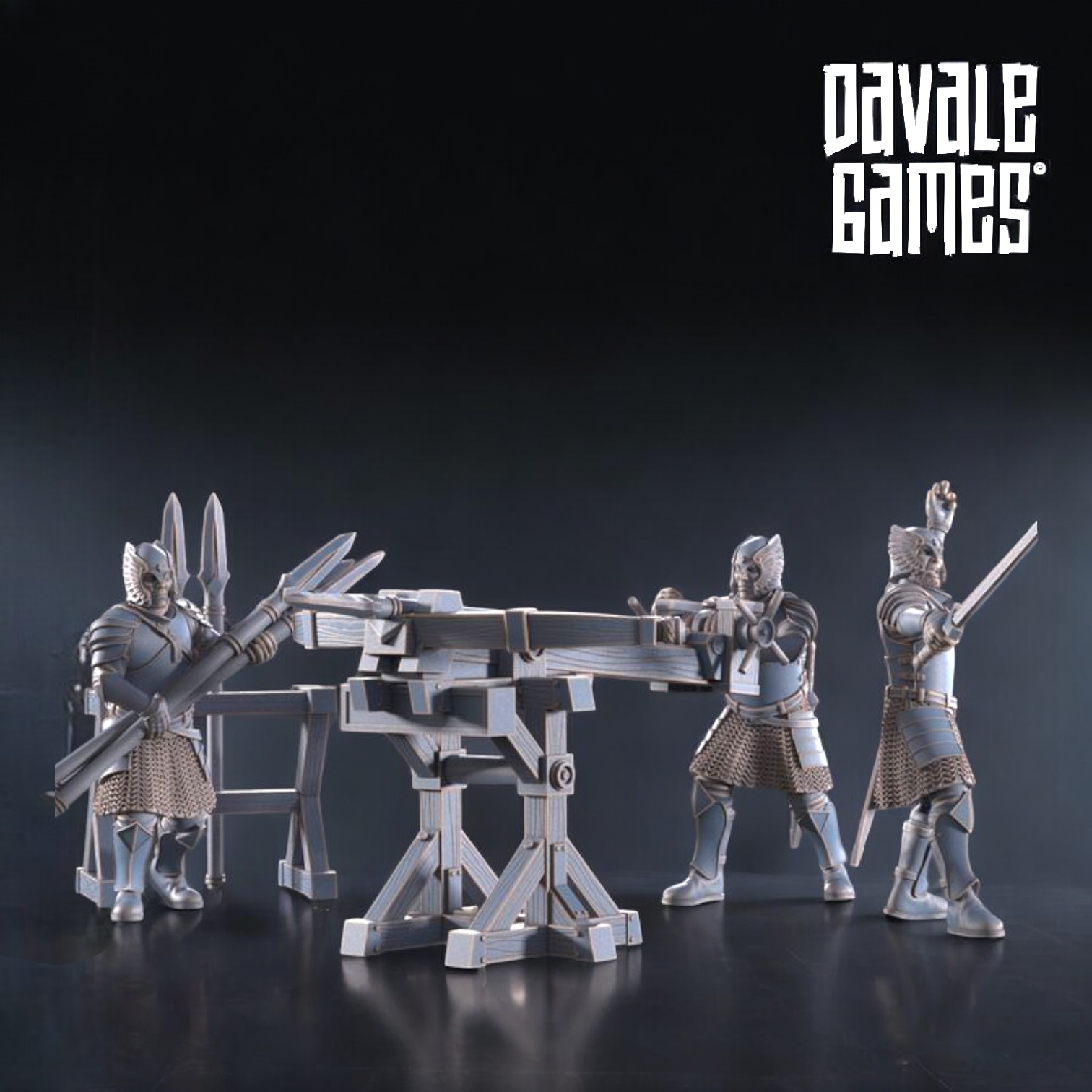 Grey Castle Bolt Launcher with Dotation