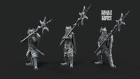 Dragon Army Warriors - Long Spears