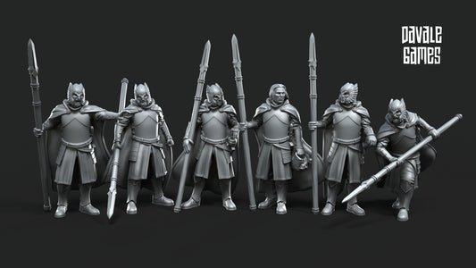 Grey Castle Court Guards - Spear