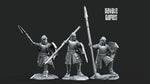 North Warriors with Spear and Shield