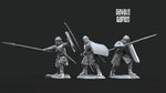 North Warriors with Spear and Shield