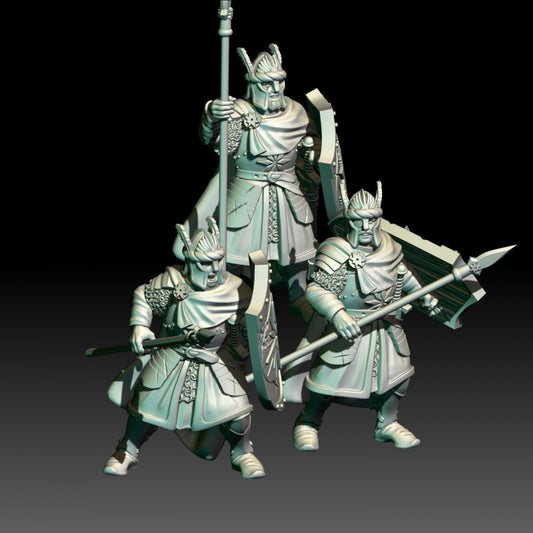 High Men of the North King's Guard - Spears