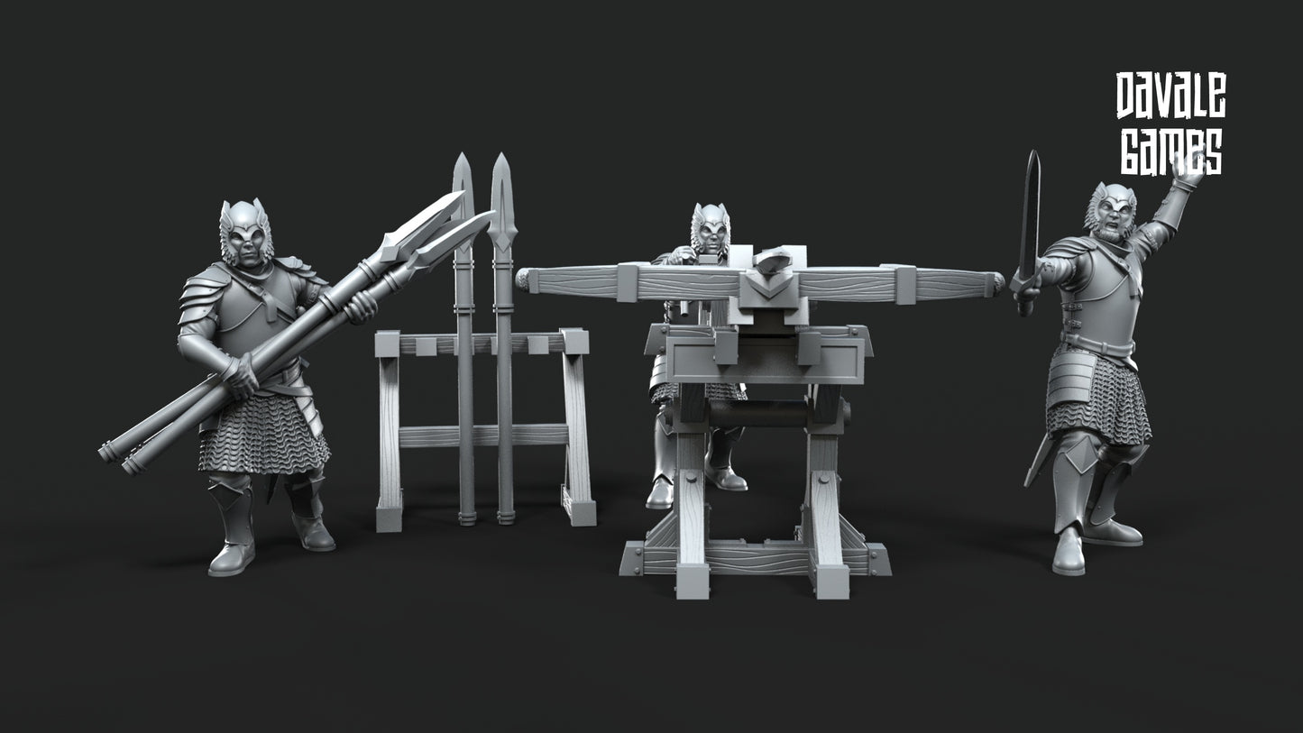 Grey Castle Bolt Launcher with Dotation