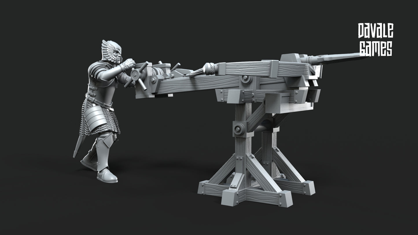 Grey Castle Bolt Launcher with Dotation