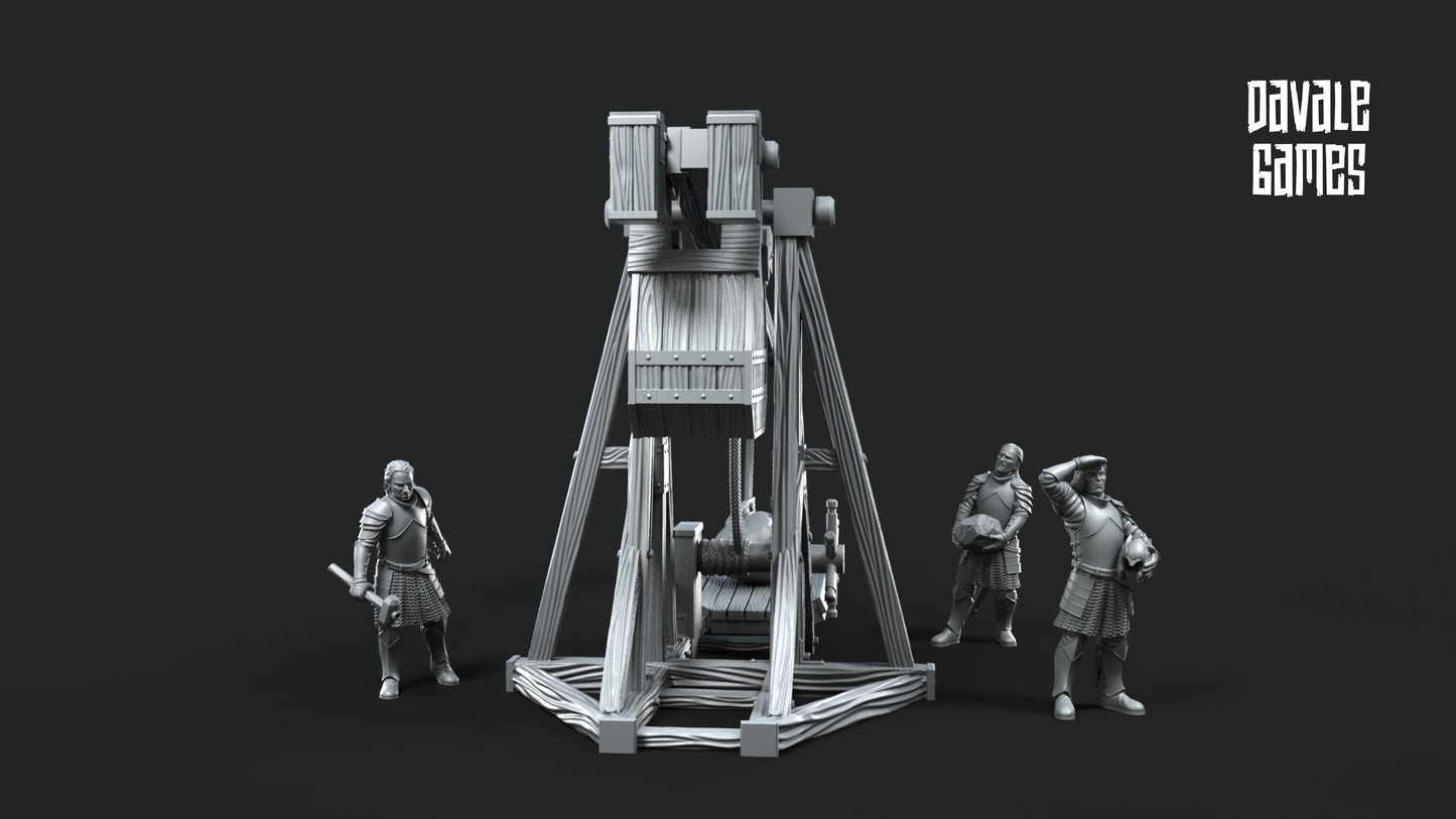 Grey Castle Trebuchet with Dotation