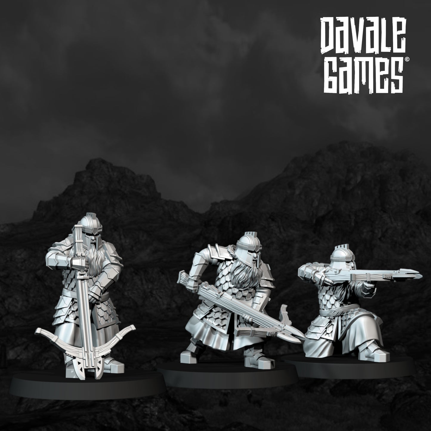 Silver Goat Dwarves - Crossbow