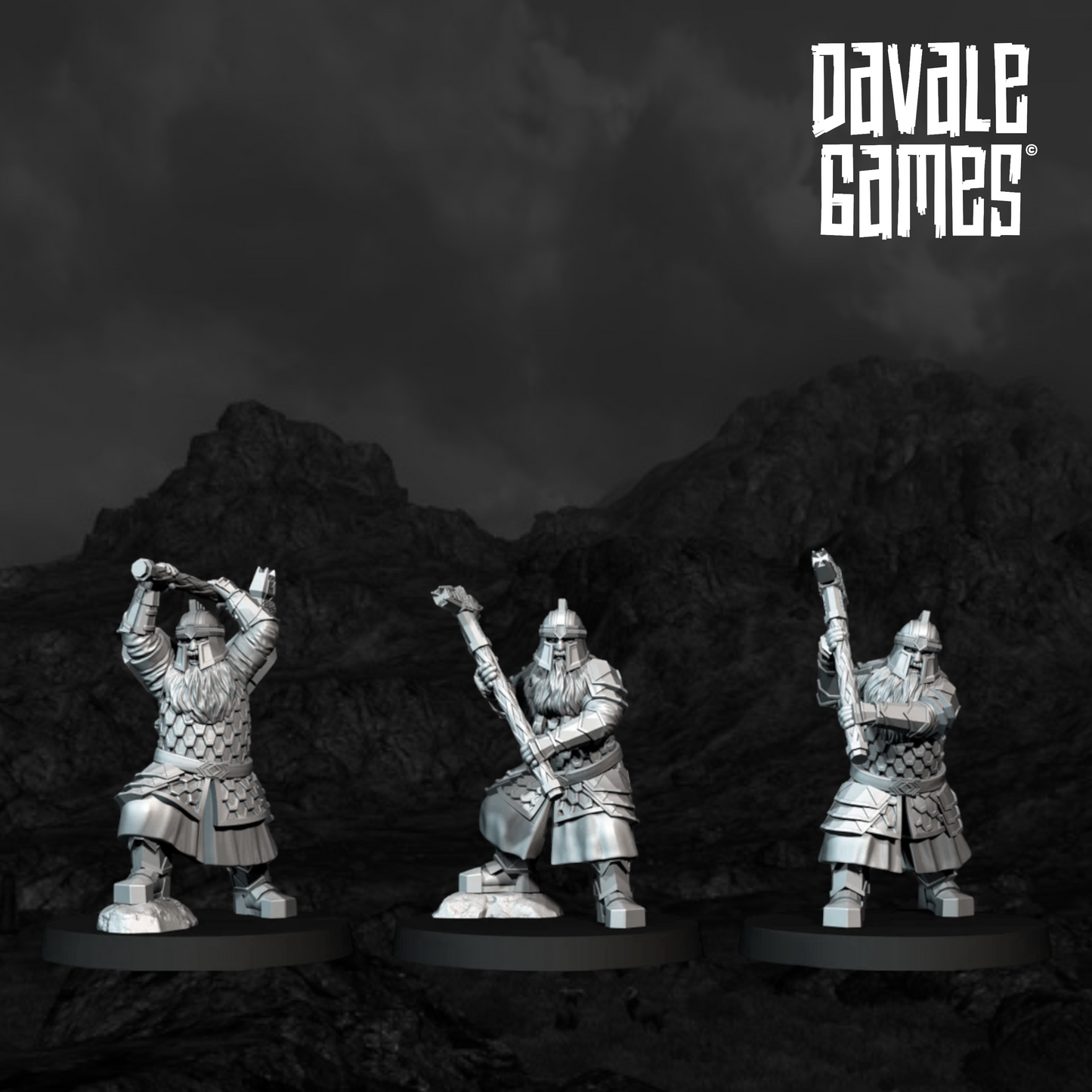 Silver Goat Dwarves - Hammer