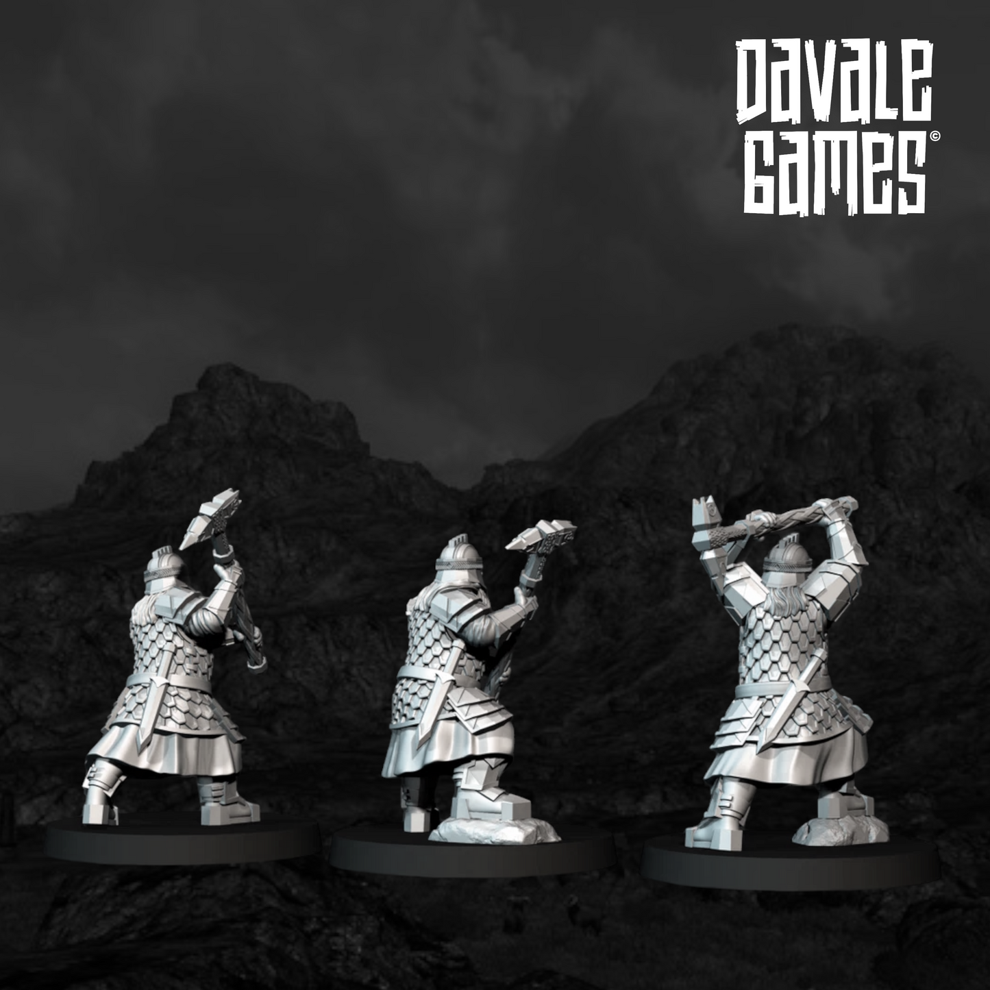 Silver Goat Dwarves - Hammer