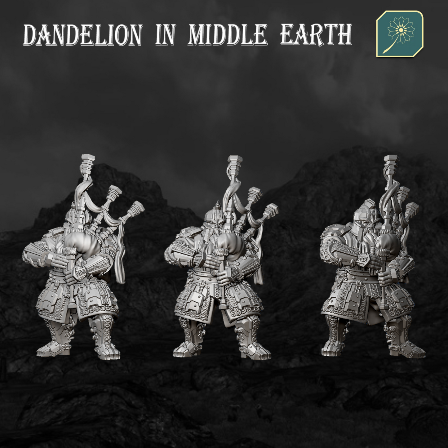 Dwarf of the Metal Mountain - Bagpipes