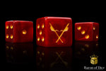 Men of the East, Red - 10x Square 16mm Dice