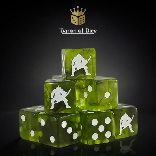 Goblin - 9x Square 16mm Dice