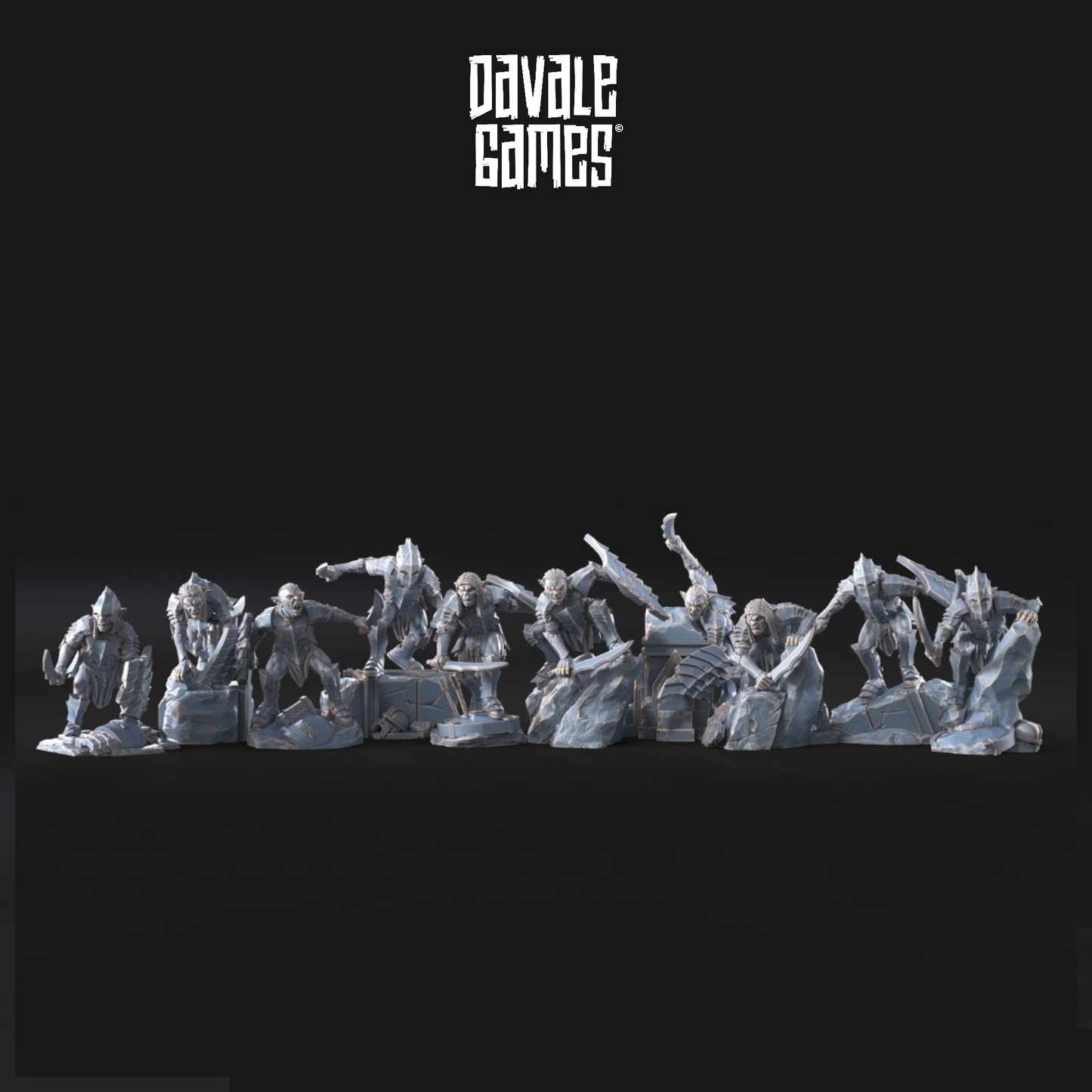 Cave Goblins - Sword and Shields