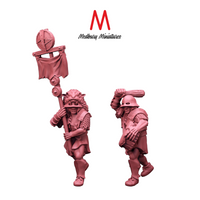 Orc Legionnaire Drummer and Standard Bearer