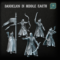 Golden Wood Elf Warriors - Captain Pack
