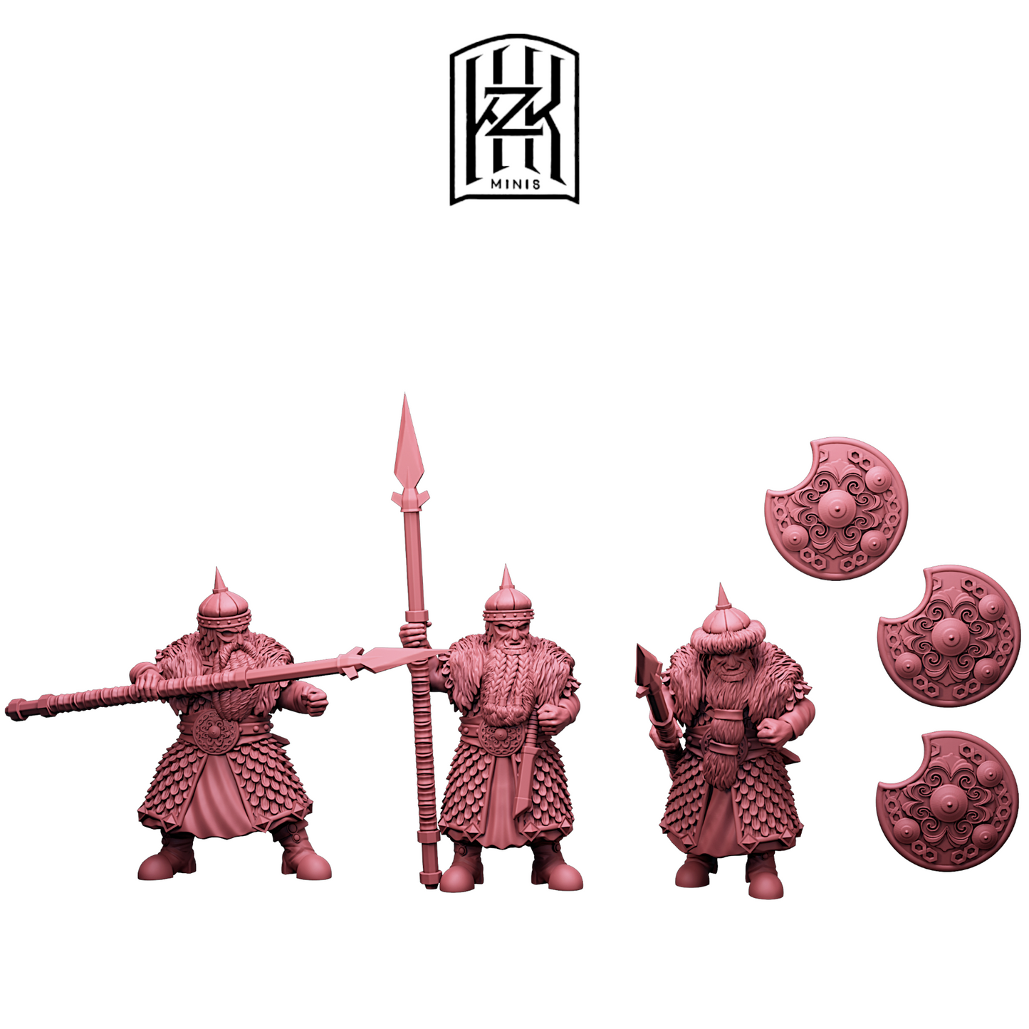 Eastern Dwarves - Spear and Shield