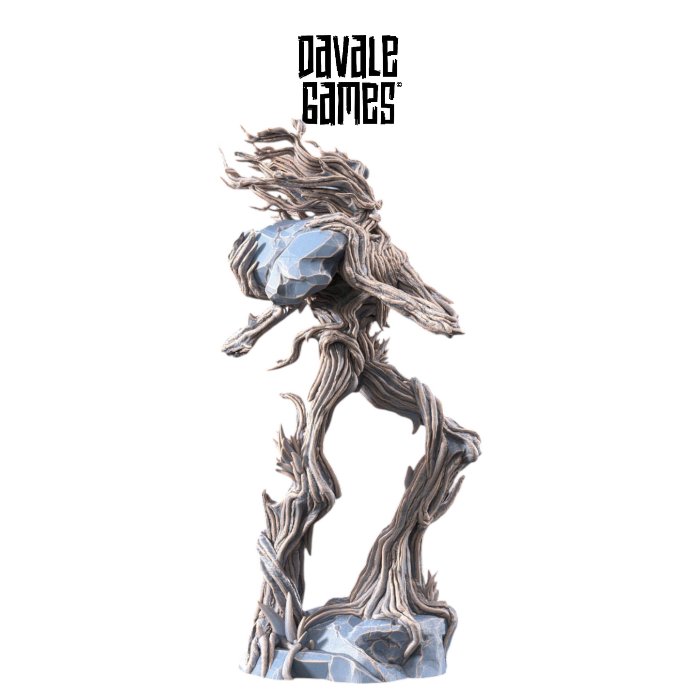 Treewalker Throwing Rock