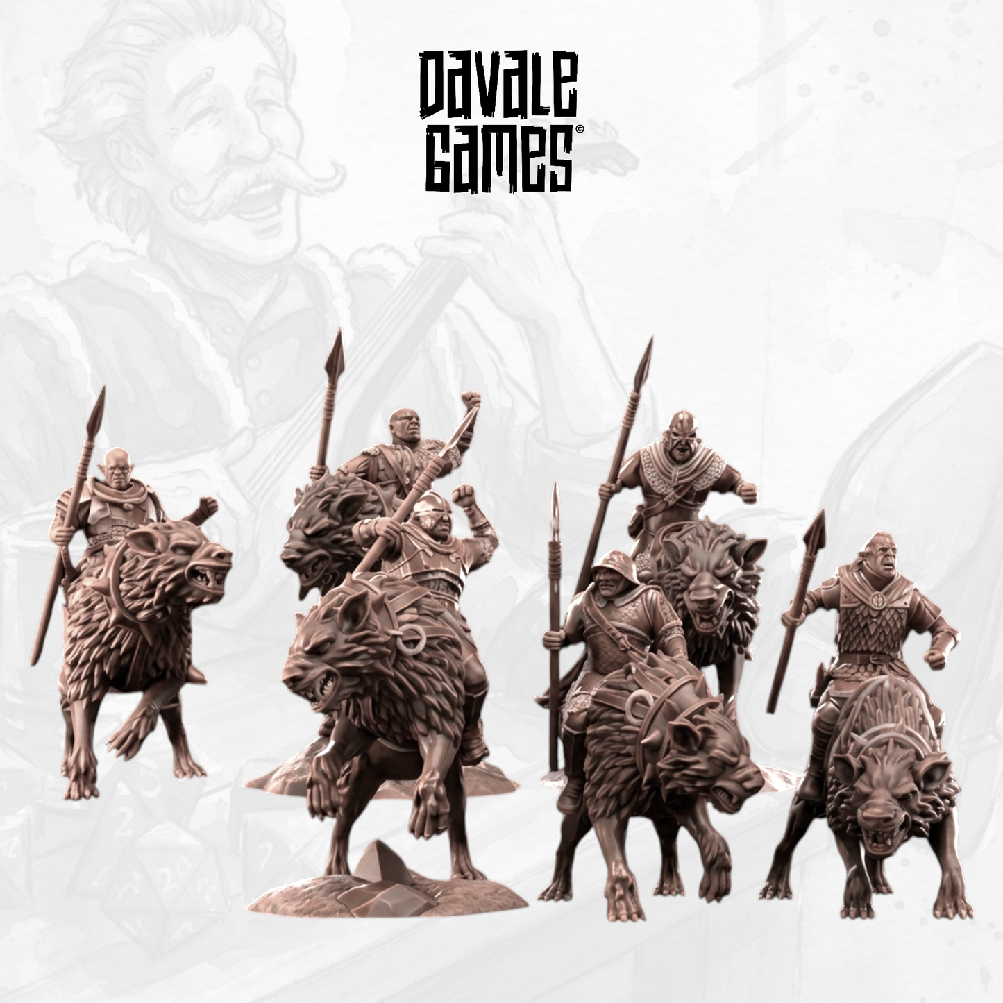 Morlok Riders with Javelin