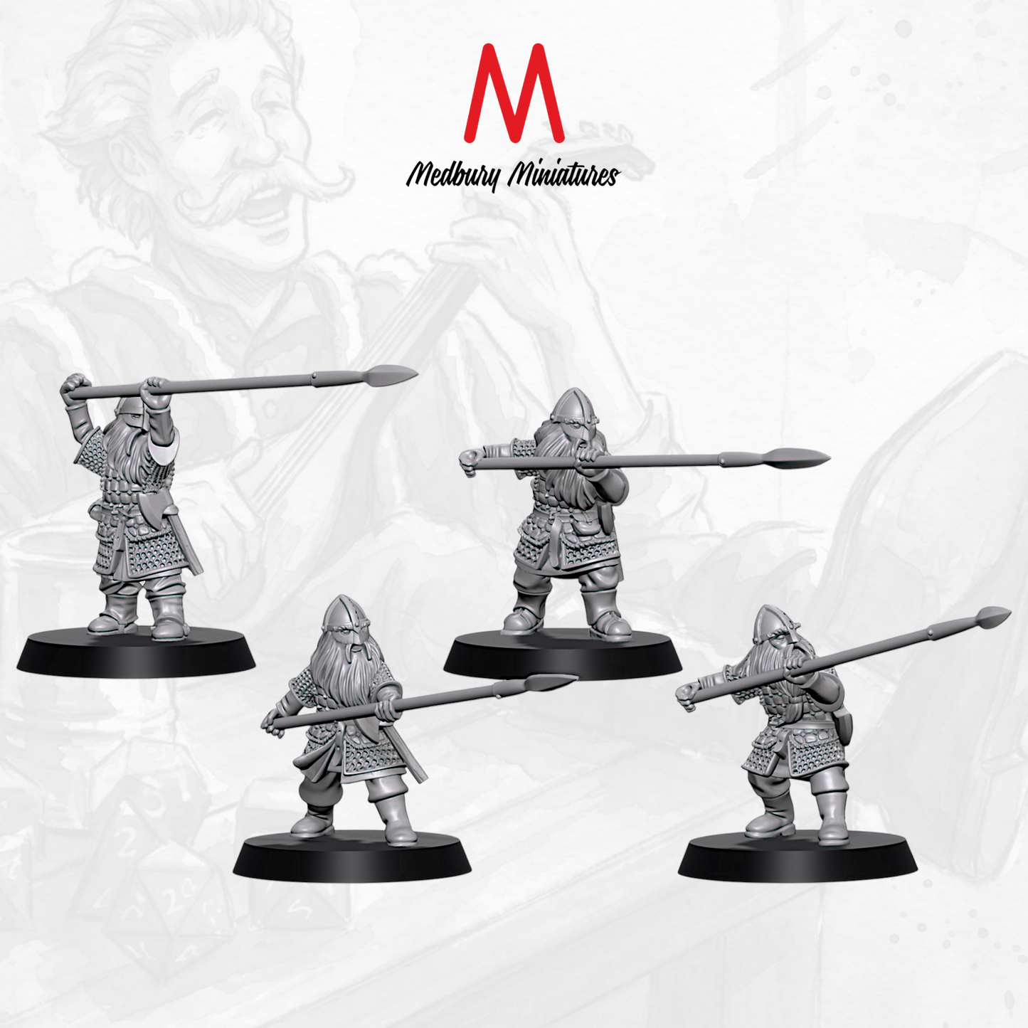 Dwarf Warriors with Spears