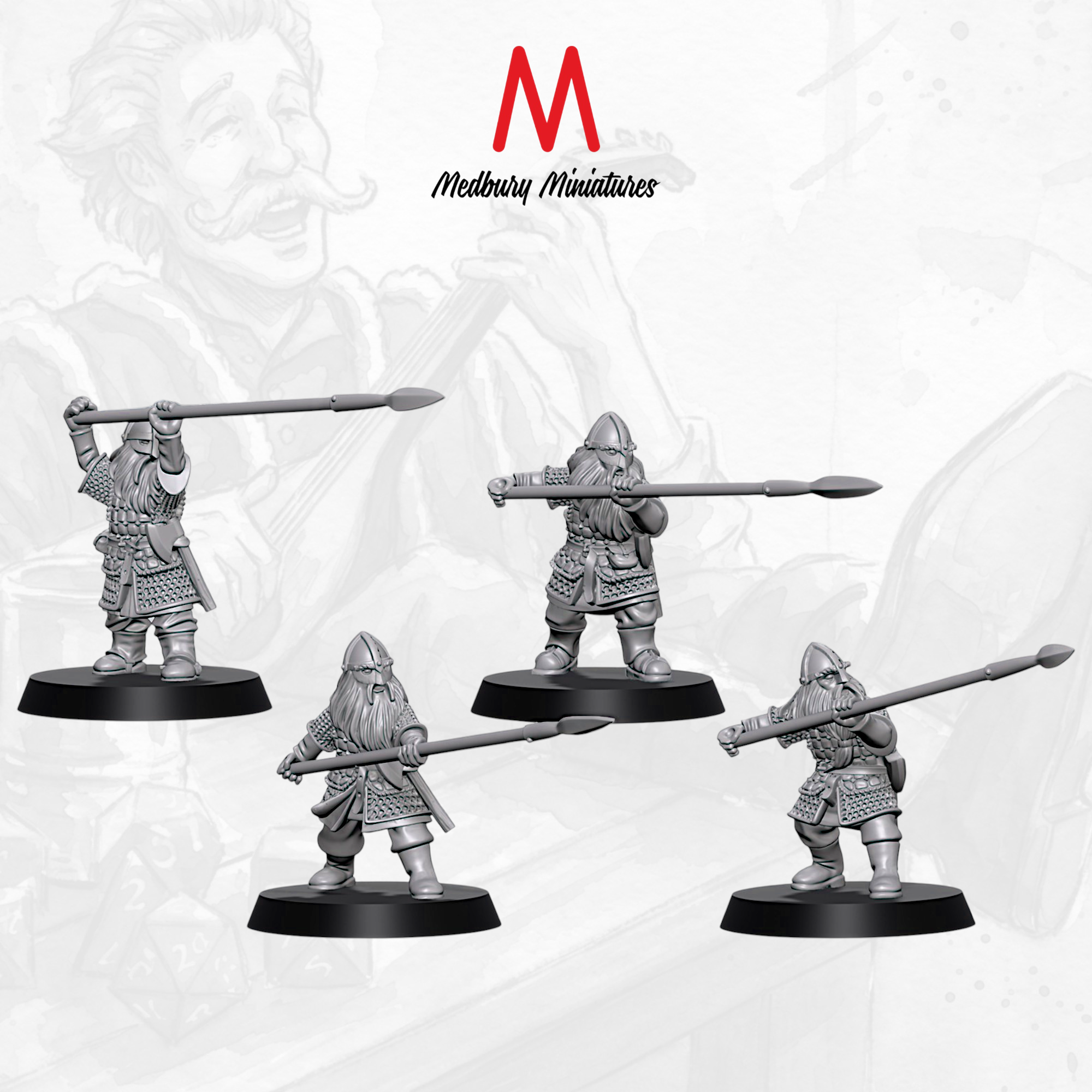 Dwarf Warriors with Spears