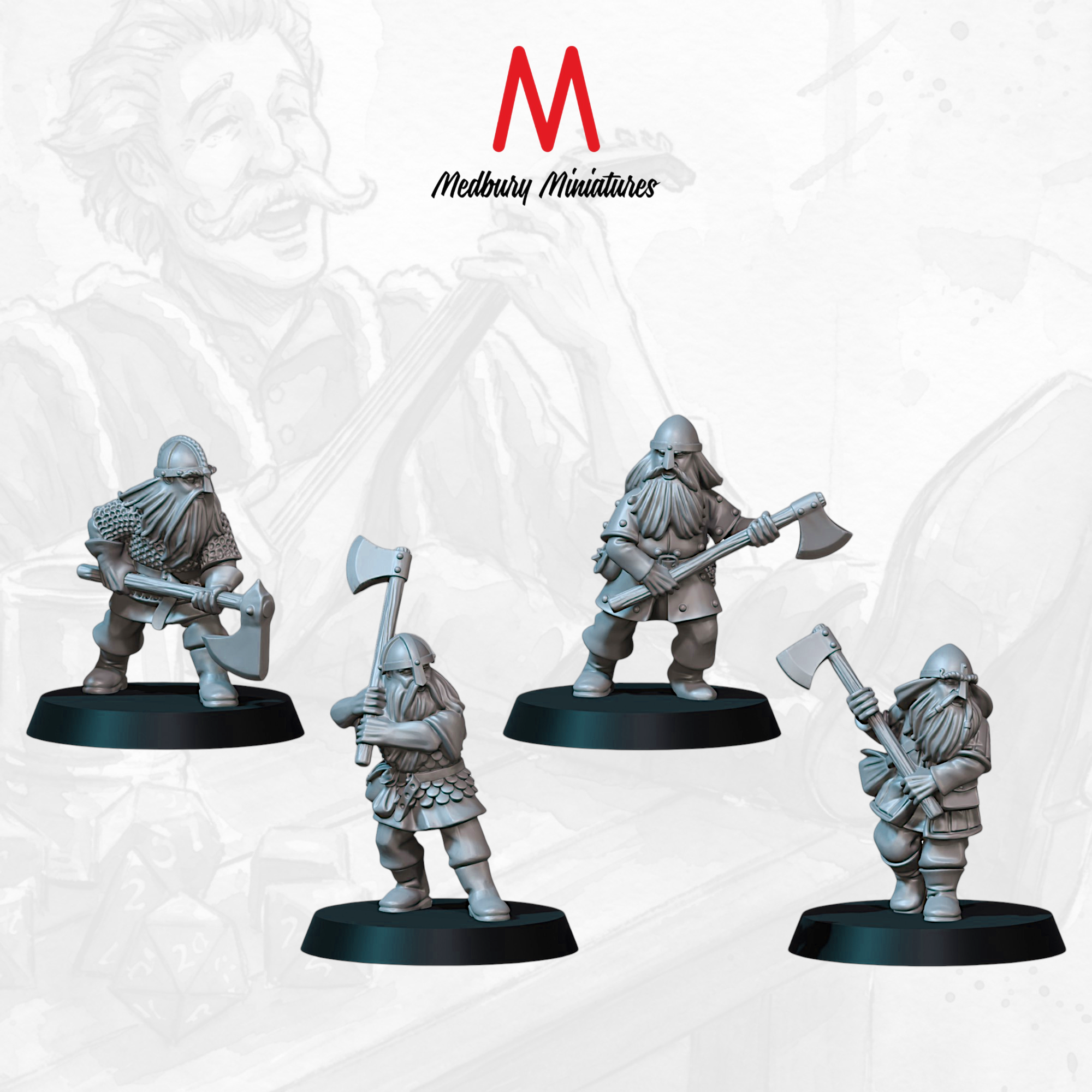 Dwarves with Two Handed Axes