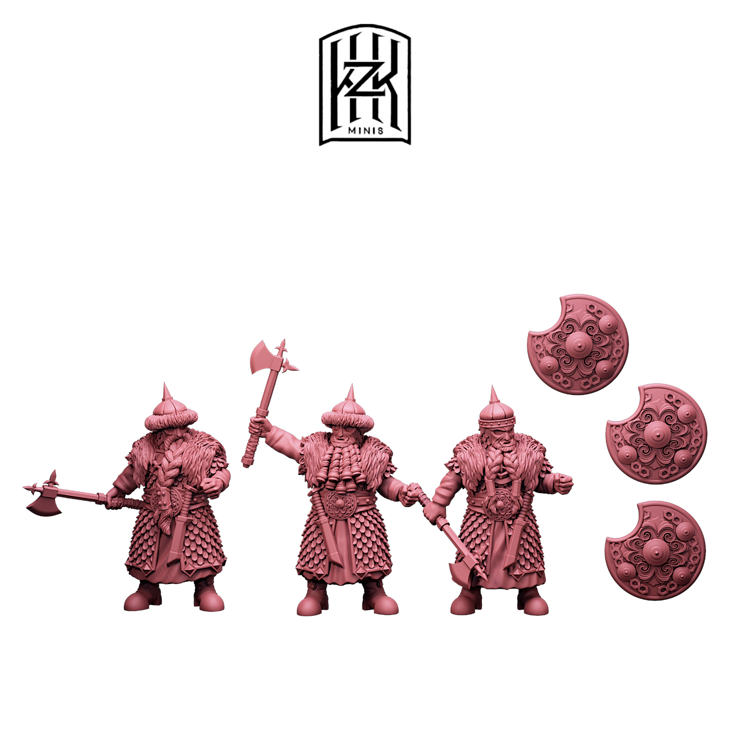 Eastern Dwarves - Axe and Shield