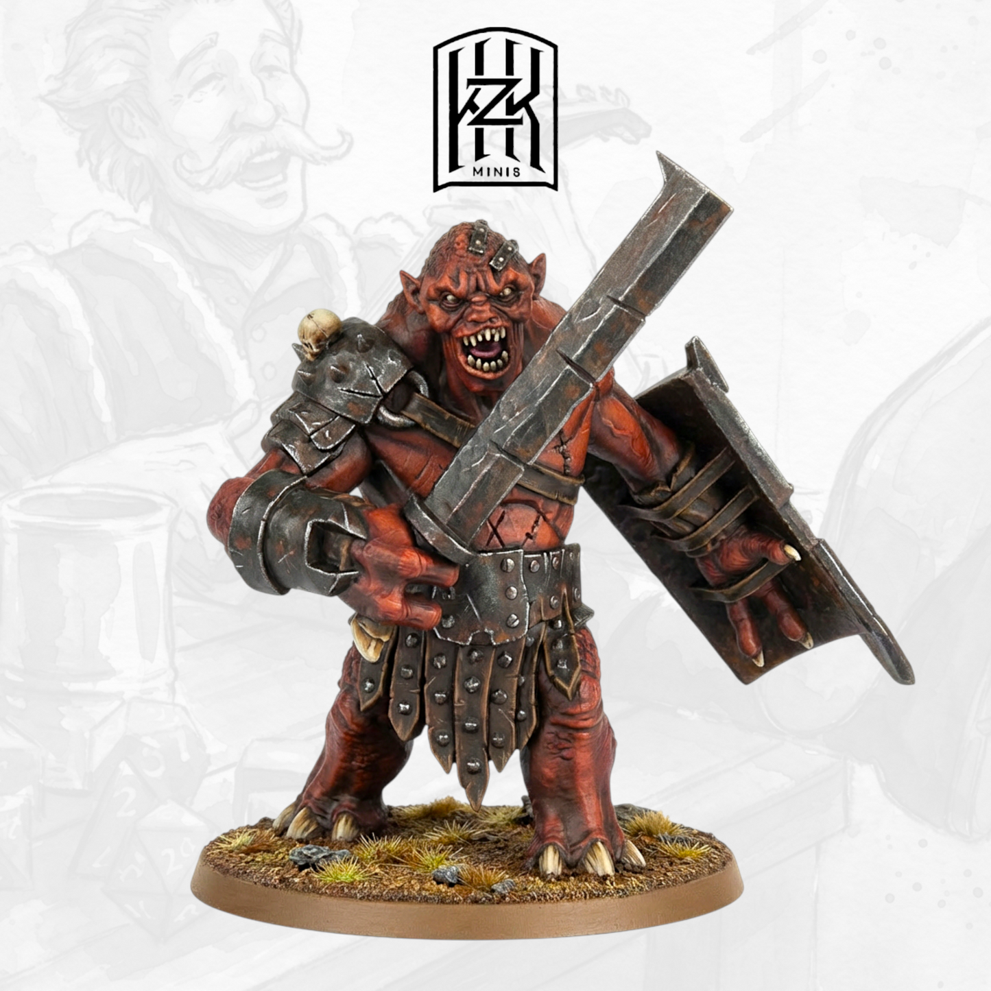 Warbreed Orcs - Troll