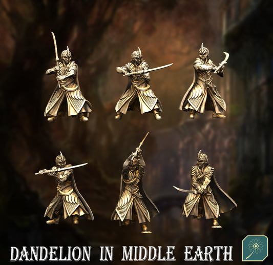 Golden Wood Elf Warriors - Elven Blade
