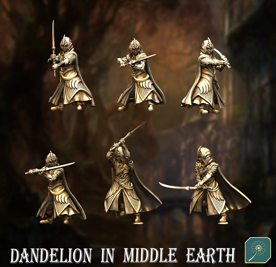 Golden Wood Elf Warriors - Elven Blade