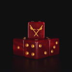 Men of the East, Red - 10x Square 16mm Dice